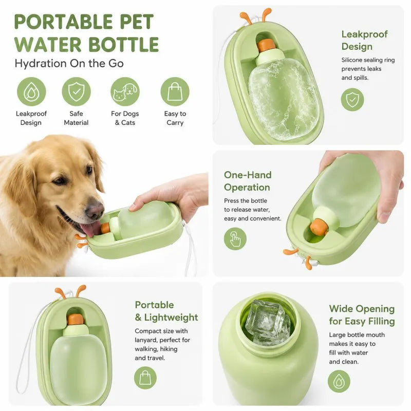 WoofNexa HydrateGo™ Portable Dog Water Bottle — alternate view