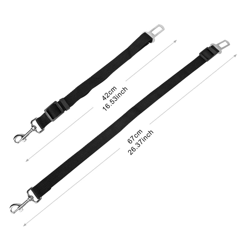 WoofNexa SafeRide™ Pet Car Seat Belt — 2-Pack — alternate view