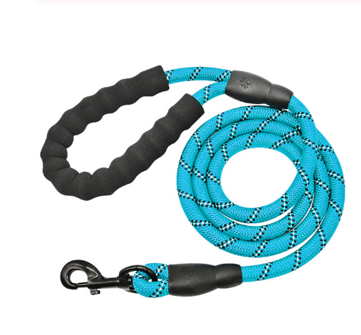 WoofNexa SafeStride™ Reflective Rope Dog Leash — 6ft — alternate view