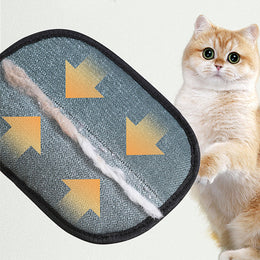 WoofNexa GentleGroom grooming mitt close-up